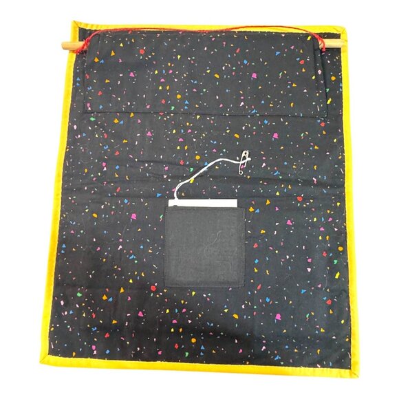 Handmade Fiber Art Quilt The Woman Is Walking And It Is Raining Marion Schmoda - Picture 2 of 6